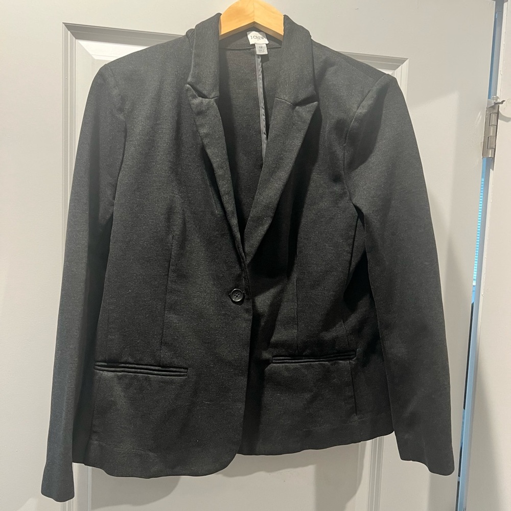 J Crew dark grey blazer